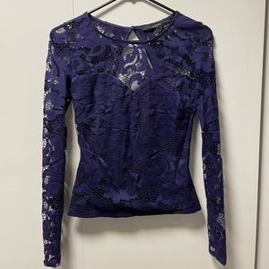 Guess Lace Cutout Top